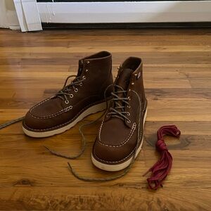 Danner Bull Run Moc Toe 6" Tobacco, Men’s size 8.5